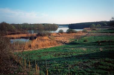 Mai 1996. Mecklenburg-Vorpommern. Carwitz. Feldberger Seen. Dreetzsee.